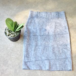 ✂️Sale✂️Gray Slant Line Skirt